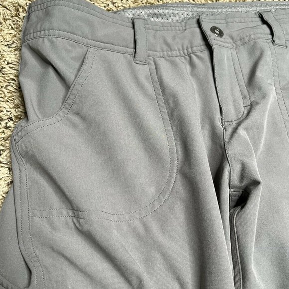 The North Face Hiking Pants Womens 10 Gray Recycled Material Outdoors Crop Capri - Picture 3 of 6